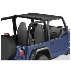 52521-15 Bestop Strapless Bikini Black Denim Top for 1997-2002 Wrangler